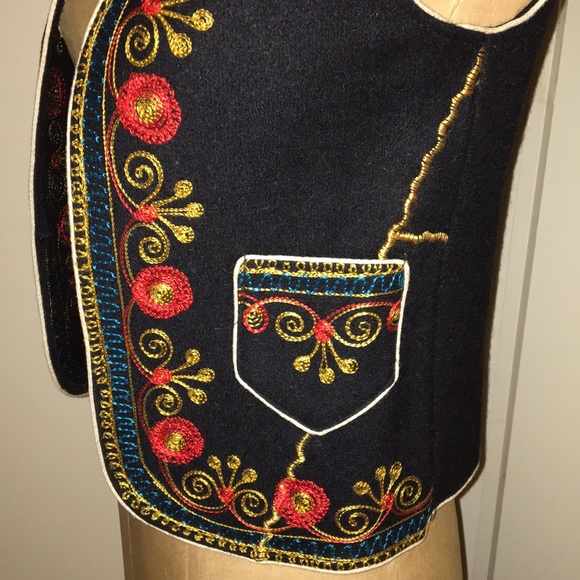 Vintage 1970’s Turkish Hand Embroidered Soutache Vest - Picture 10 of 16